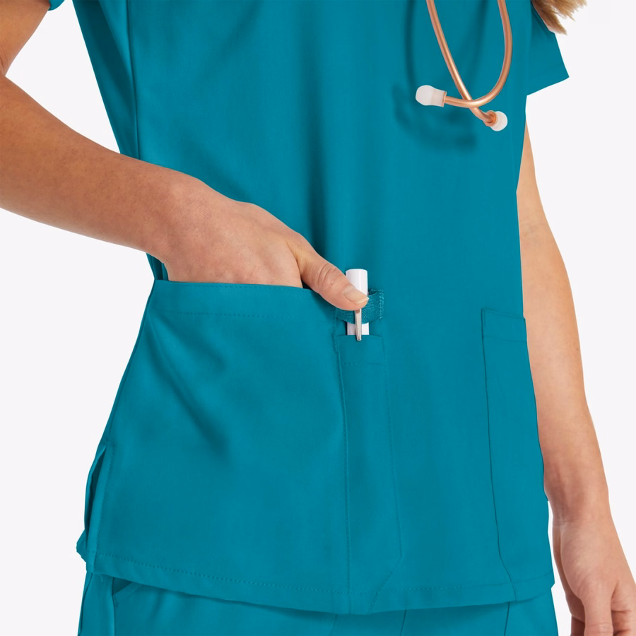 Γυναικείο τοπ με V-λαιμόκοψη EDS Essentials