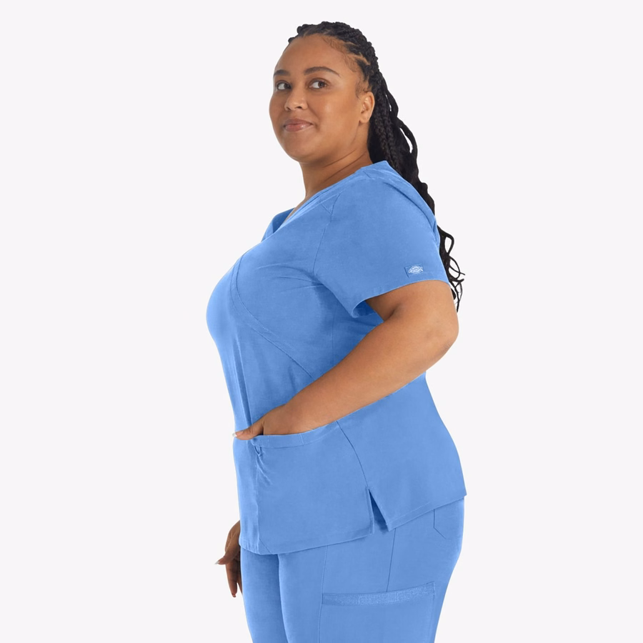 Γυναικείο τοπ EDS Essentials Mock Wrap Scrub