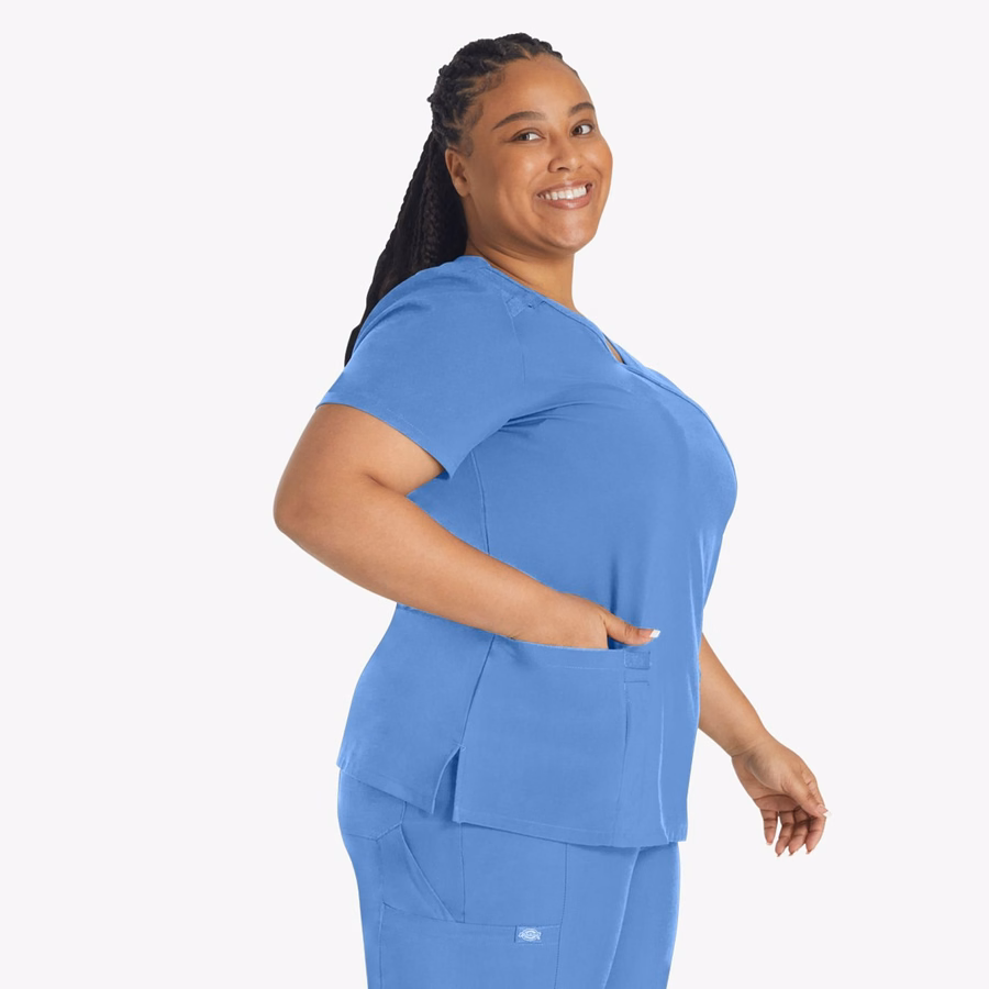 Γυναικείο τοπ EDS Essentials Mock Wrap Scrub