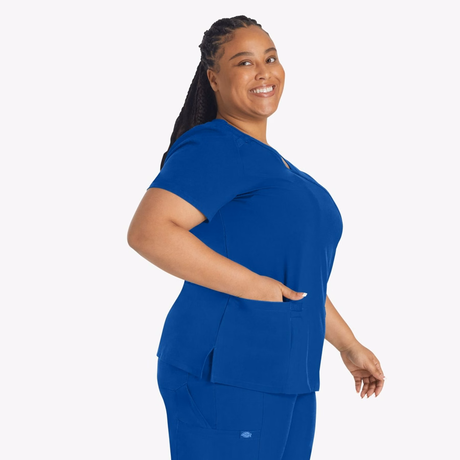 Γυναικείο τοπ EDS Essentials Mock Wrap Scrub
