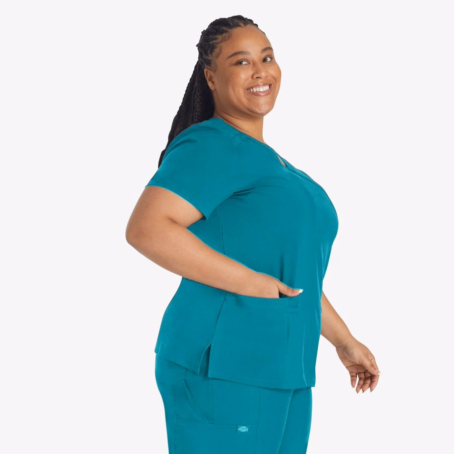 Γυναικείο τοπ EDS Essentials Mock Wrap Scrub