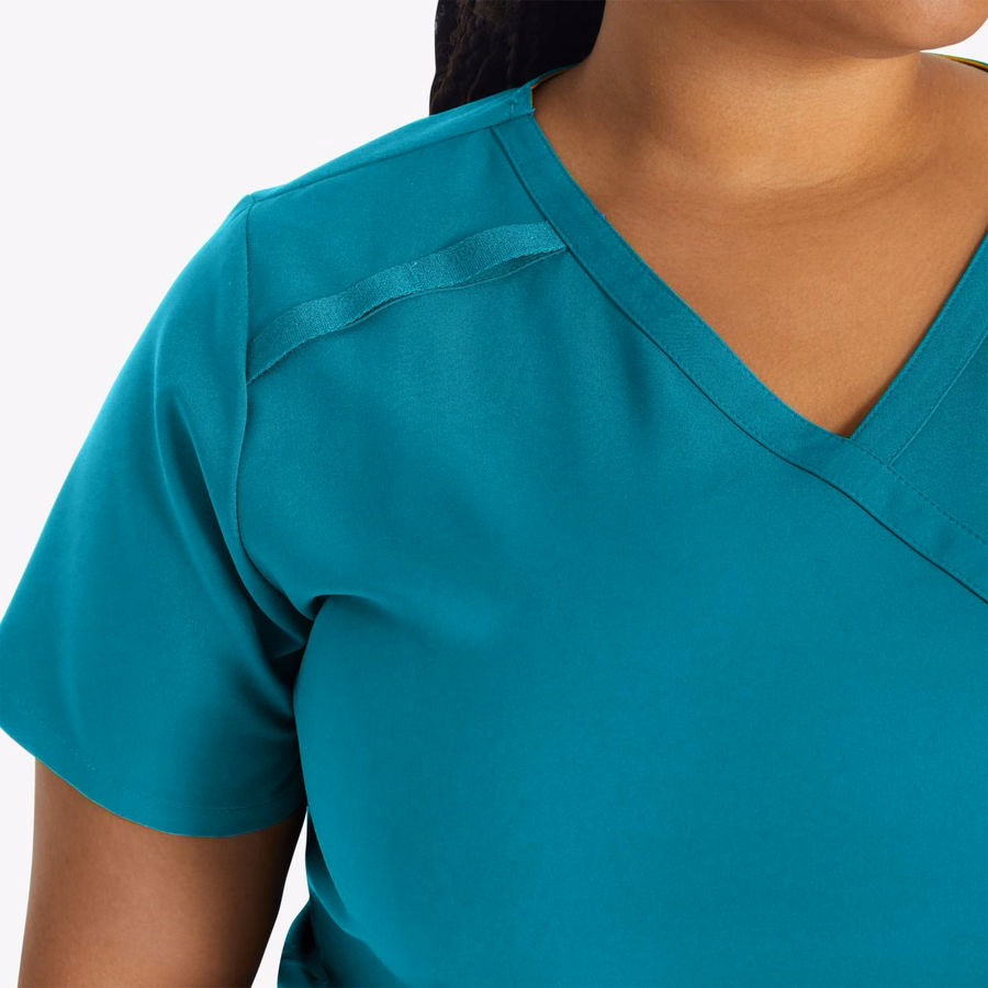 Γυναικείο τοπ EDS Essentials Mock Wrap Scrub