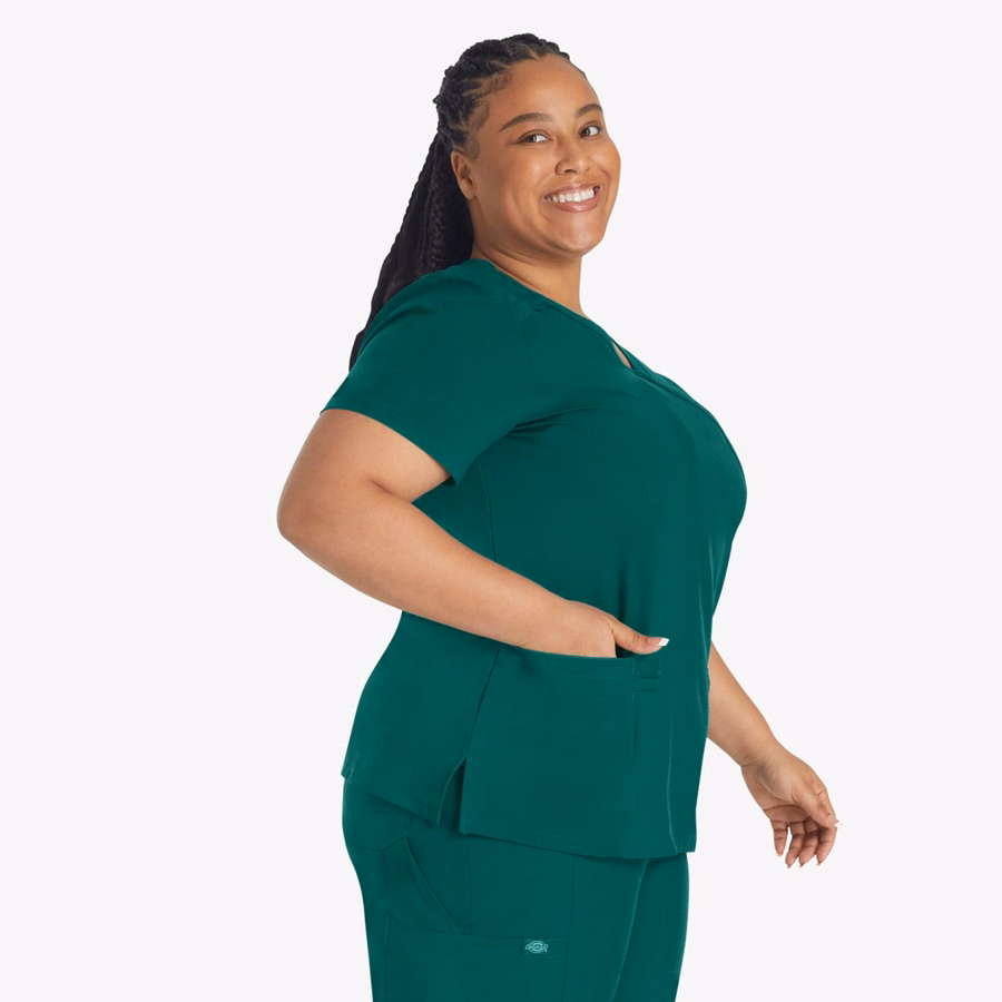 Γυναικείο τοπ EDS Essentials Mock Wrap Scrub