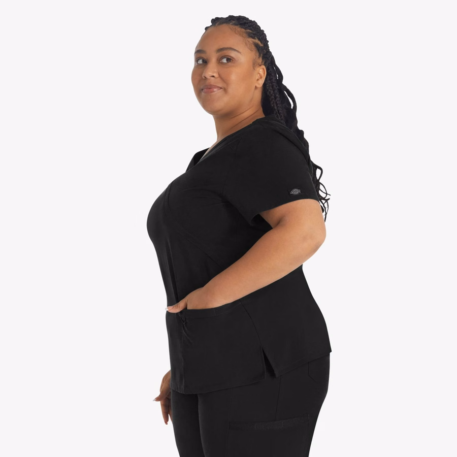 Γυναικείο τοπ EDS Essentials Mock Wrap Scrub