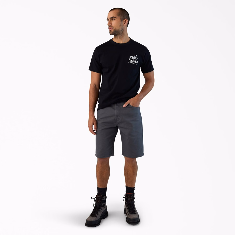 Σορτς καμβά FLEX με 5 τσέπες και σχέδιο πάπιας. 11