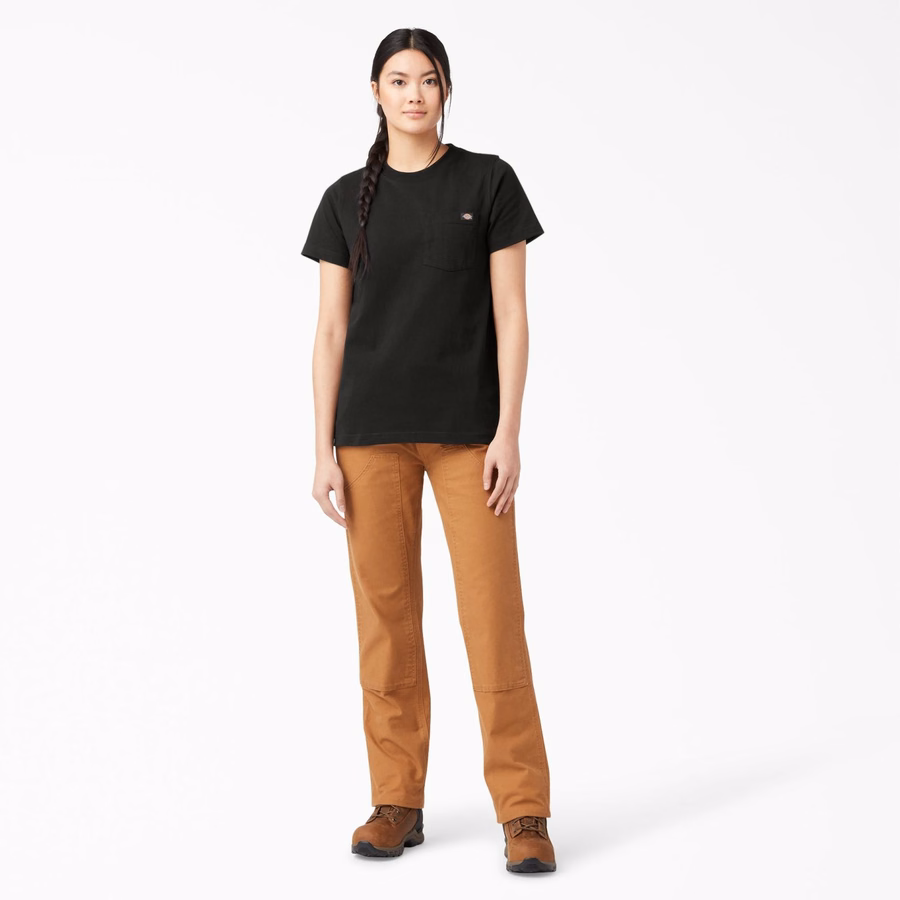 Γυναικείο Βαρέως Τύπου T-shirt με Κοντό Μανίκι και Τσέπες