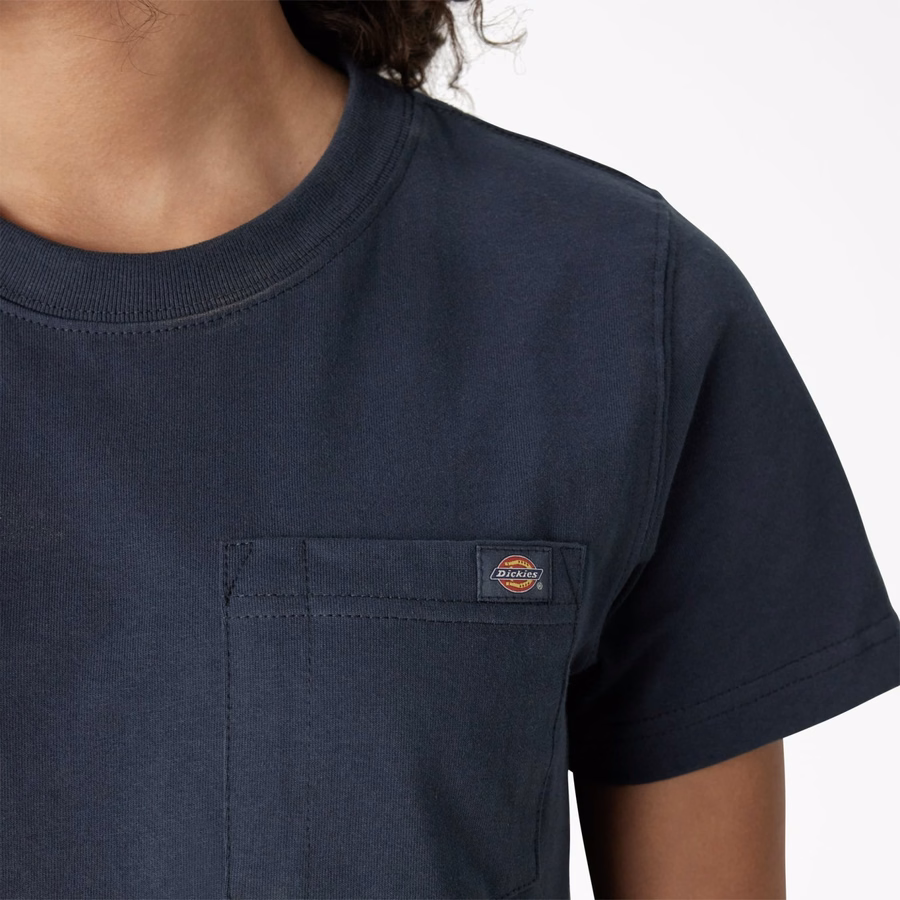 Γυναικείο Βαρέως Τύπου T-shirt με Κοντό Μανίκι και Τσέπες