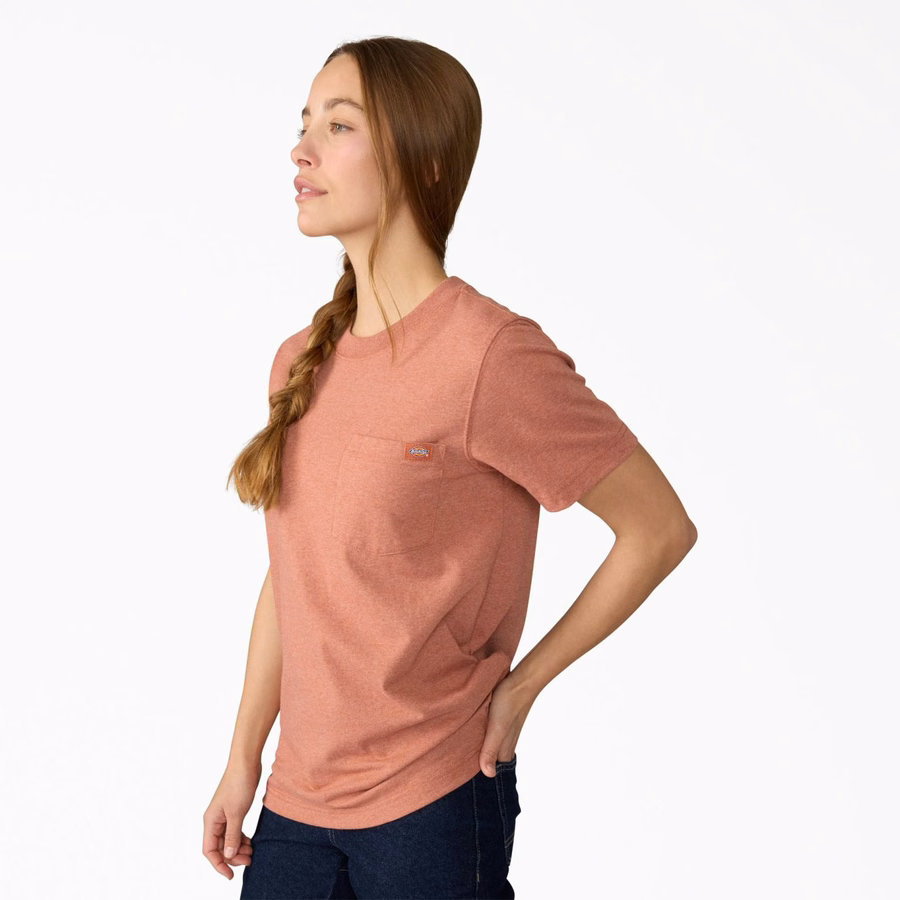 Γυναικείο Βαρέως Τύπου T-shirt με Κοντό Μανίκι και Τσέπες