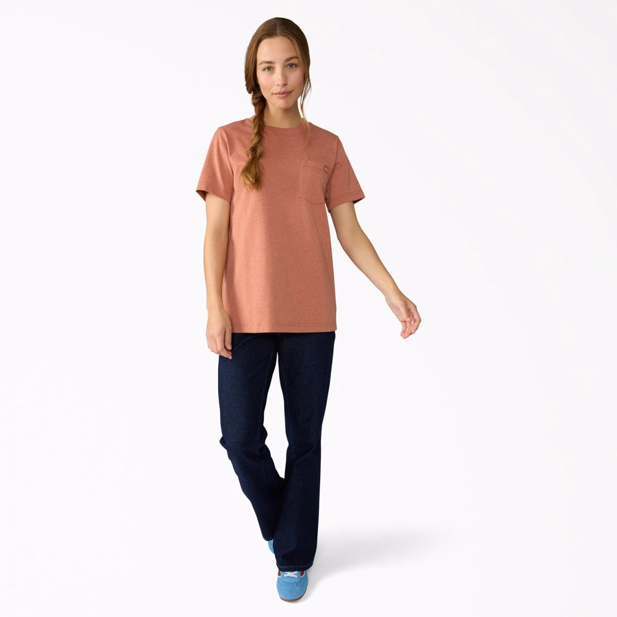 Γυναικείο Βαρέως Τύπου T-shirt με Κοντό Μανίκι και Τσέπες