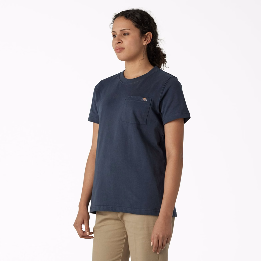 Γυναικείο Βαρέως Τύπου T-shirt με Κοντό Μανίκι και Τσέπες
