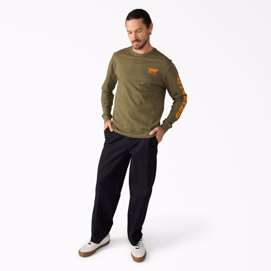 T-shirt με μακριά μανίκια και γραφικά