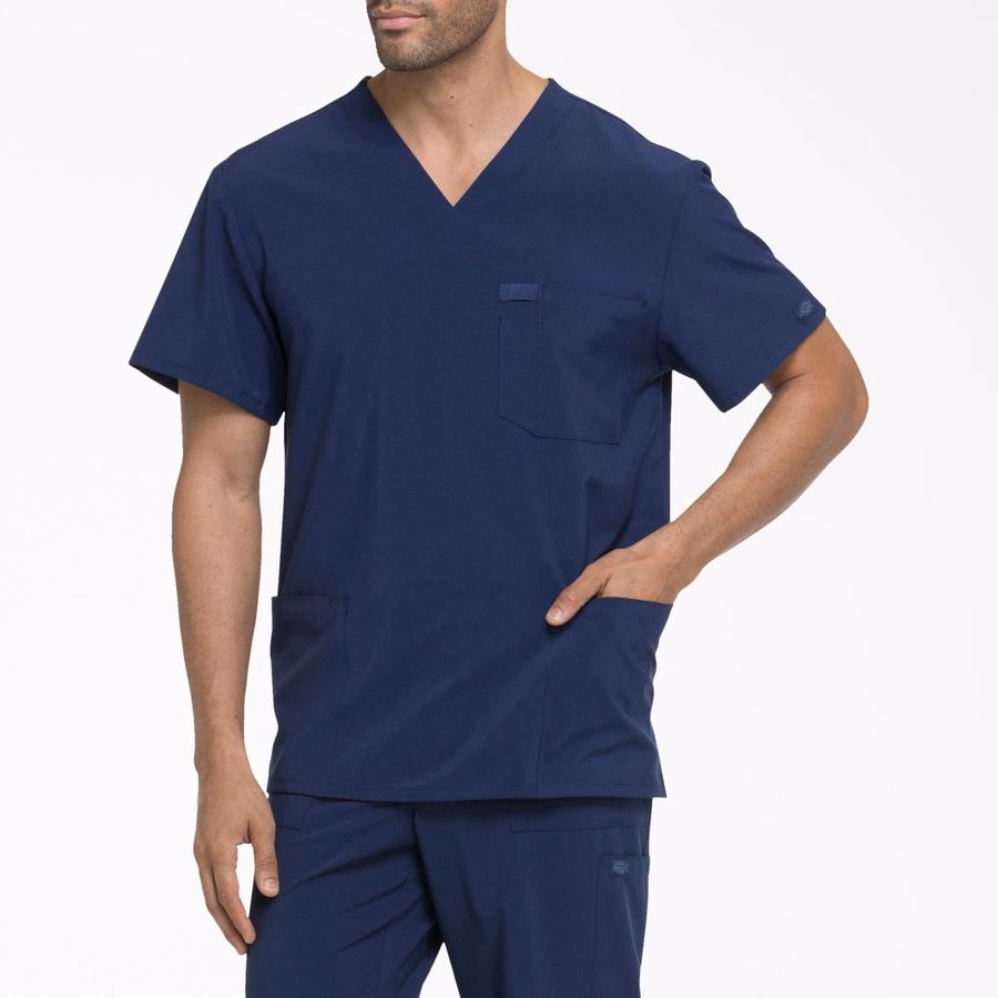 Ανδρικό τοπ με V-λαιμόκοψη EDS Essentials Scrub
