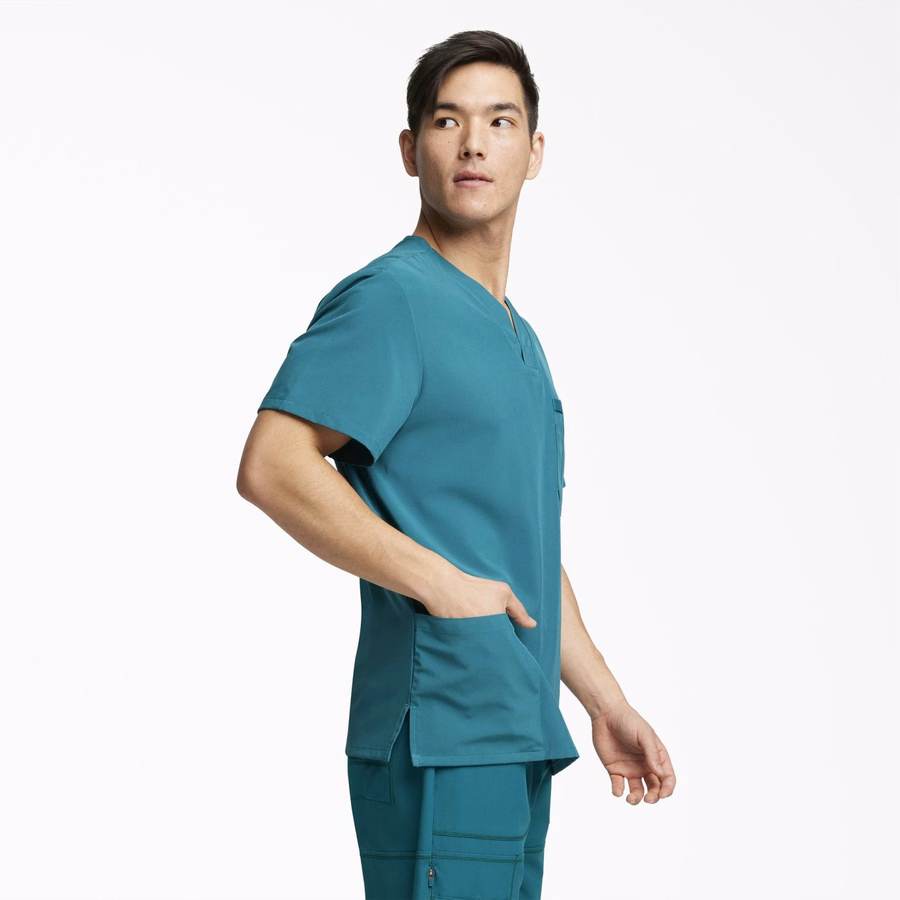 Ανδρικό τοπ με V-λαιμόκοψη EDS Essentials Scrub