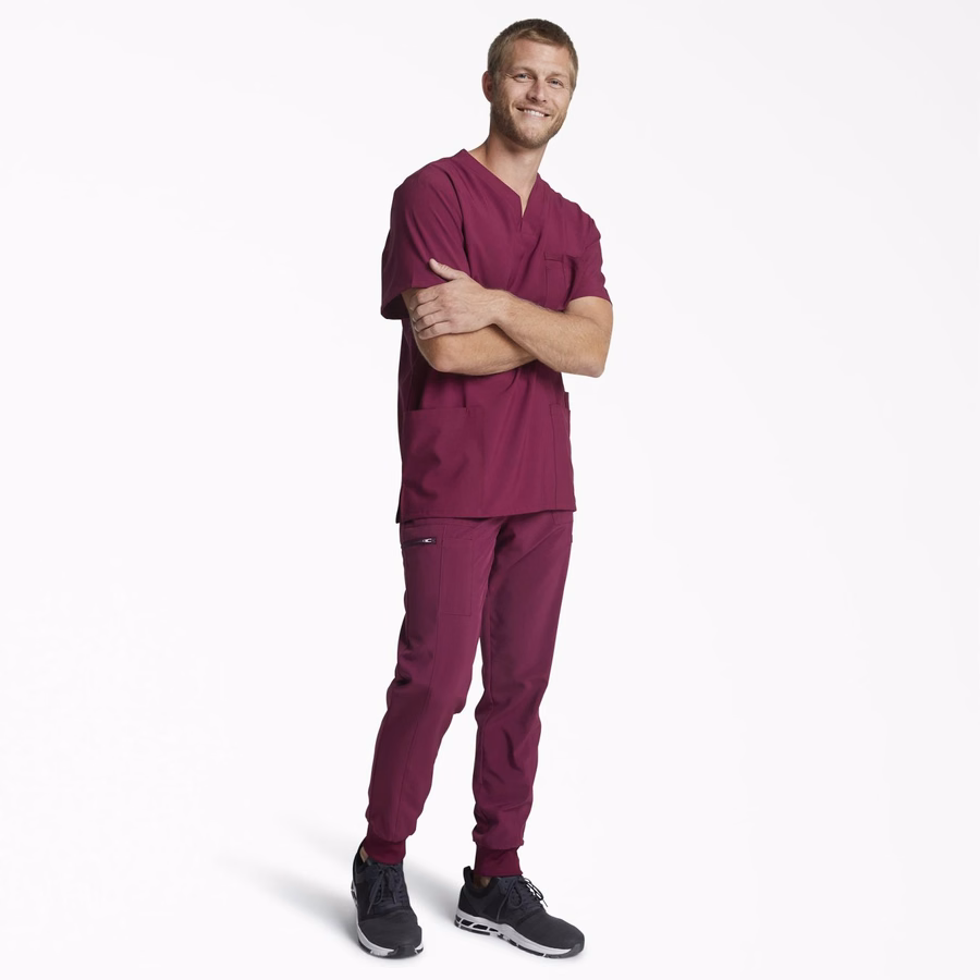 Ανδρικό τοπ με V-λαιμόκοψη EDS Essentials Scrub